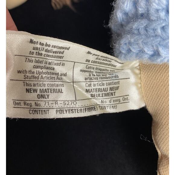 Cabbage Patch Doll Brown Hair Blue Eyes Dimples Single Tooth 1985 Xavier Roberts - Picture 6 of 6